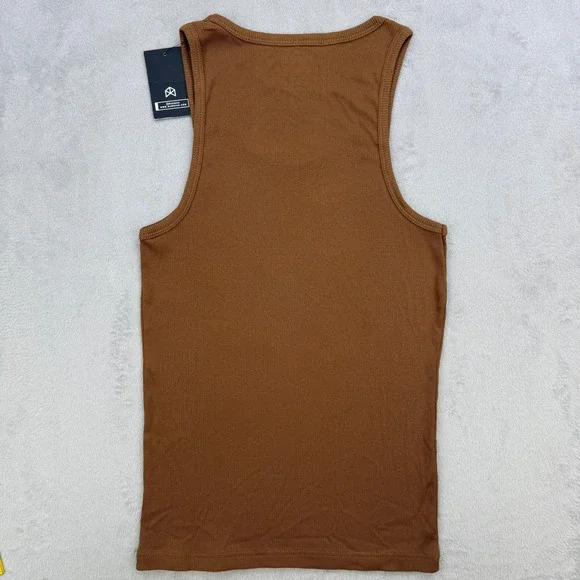 RAWGEAR Shirt Mens Large Ribbed Tank Top Sleeveless Muscle Fit Workout Flex - Picture 6 of 6